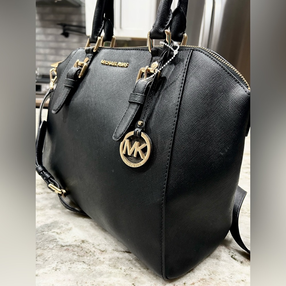 NWOT Michael Kors Large Imported Saffiano Leather Satchel/Shoulder Bag